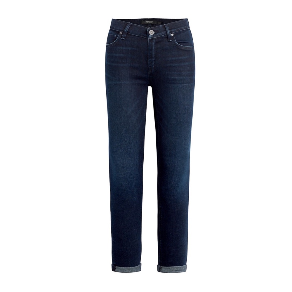 Hudson NWT Dark Lana Boyfriend Ankle Jeans 24 00 - Picture 2 of 11